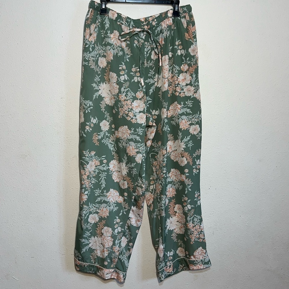 Cupcake & Cashmere Womens Floral Pajama Pants Size 1XL